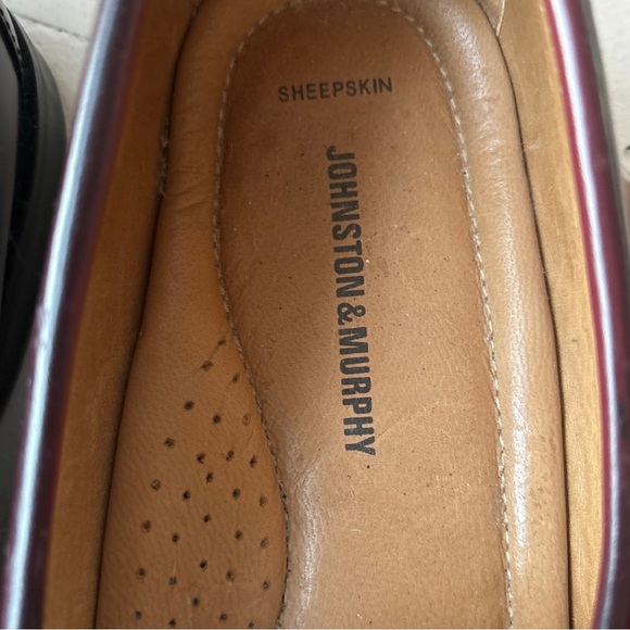 Johnston & Murphy Sheepskin Flex Loaferss with Tassels Chocolate Men’s Size  10 - Picture 4 of 8